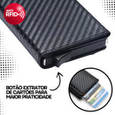 Carteira Anti Furto RFID (Bloqueia Aproximação)