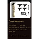 Men's Retro Oil Hair Clippers Hair Salon Carved Electric Clippers Home USB Charging Hair Clippers T-type Blades Scissors
