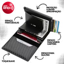 Carteira Anti Furto RFID (Bloqueia Aproximação)